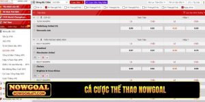 Cá cược thể thao Nowgoal
